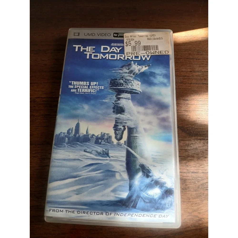 Sony PSP UMD Video Lot The Day After Tomorrow & SNL Best of Will Ferrell Movie